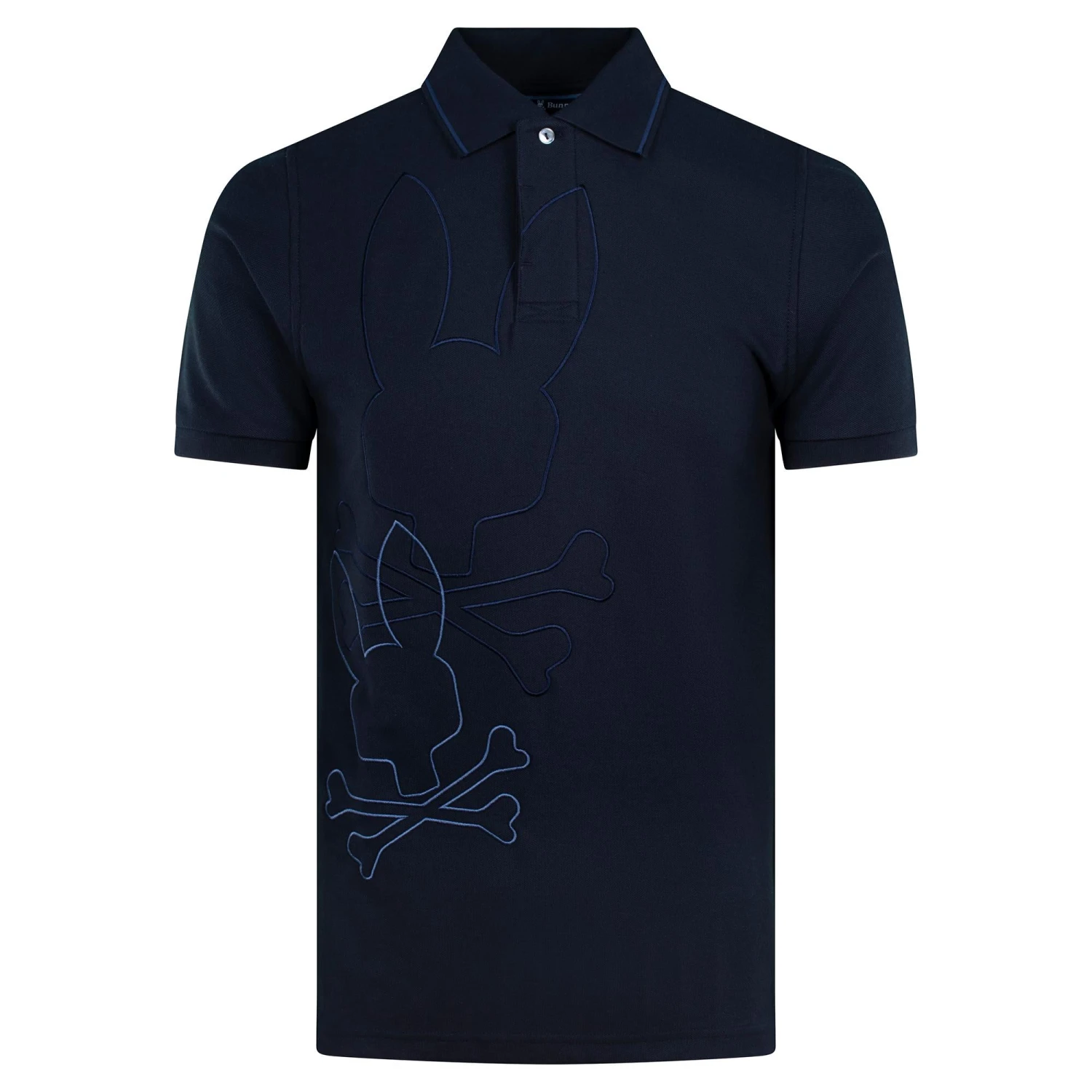 Psycho Bunny San Diego Pique Polo Shirt Navy 1 Psycho Bunny San Diego Pique Polo Shirt Navy