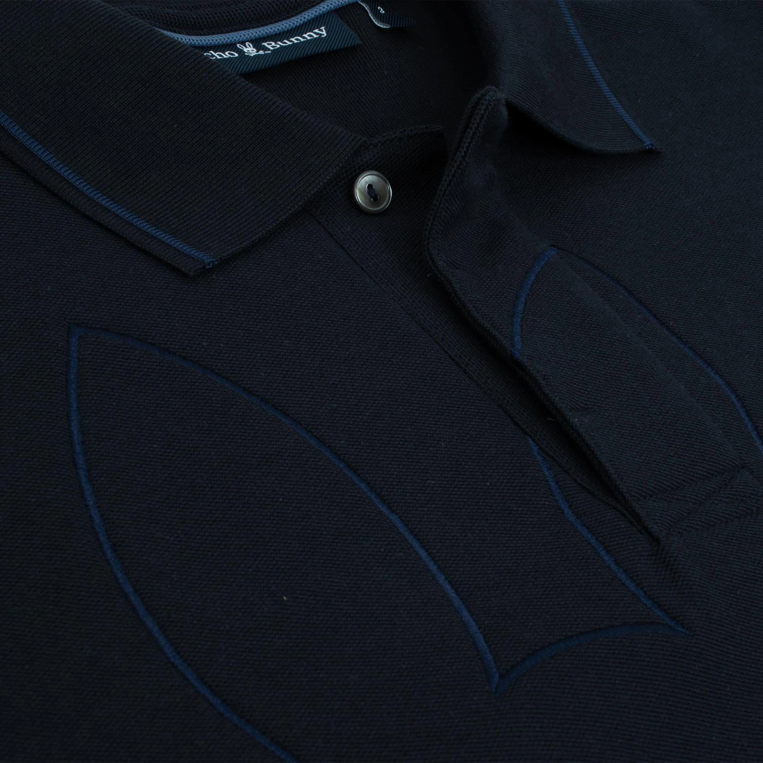 Psycho Bunny San Diego Pique Polo Shirt Navy 13 Psycho Bunny San Diego Pique Polo Shirt Navy - Image 13