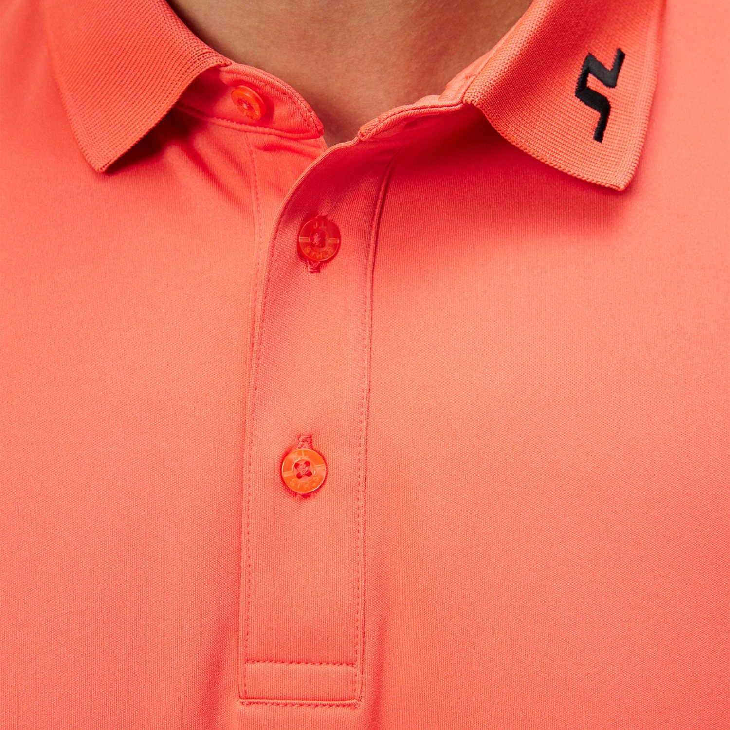 J.Lindeberg J Lindeberg Golf Heath Polo Shirt Hot Coral 10 J.Lindeberg J Lindeberg Golf Heath Polo Shirt Hot Coral - Image 10