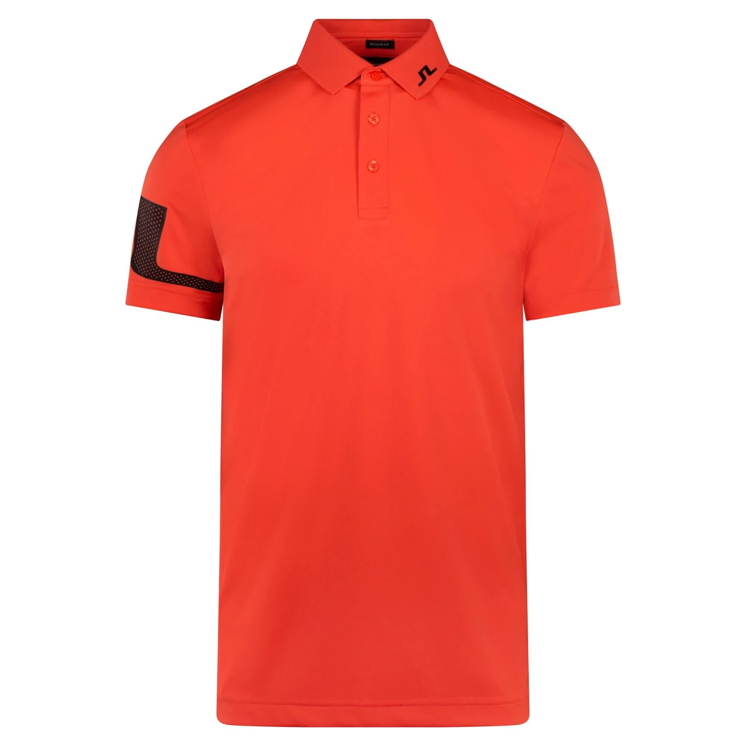 J.Lindeberg J Lindeberg Golf Heath Polo Shirt Hot Coral 11 J.Lindeberg J Lindeberg Golf Heath Polo Shirt Hot Coral - Image 11