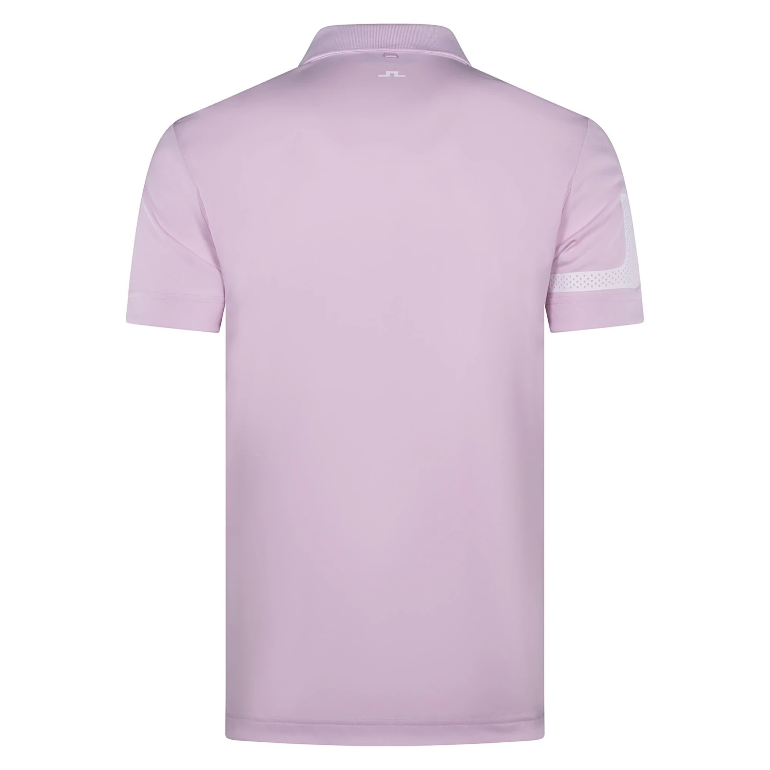 J.Lindeberg J Lindeberg Golf Heath Polo Shirt Cradle Pink 2 J.Lindeberg J Lindeberg Golf Heath Polo Shirt Cradle Pink - Image 2