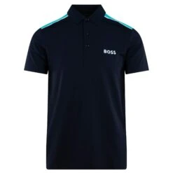 Boss Paddytech Polo Shirt Dark Blue