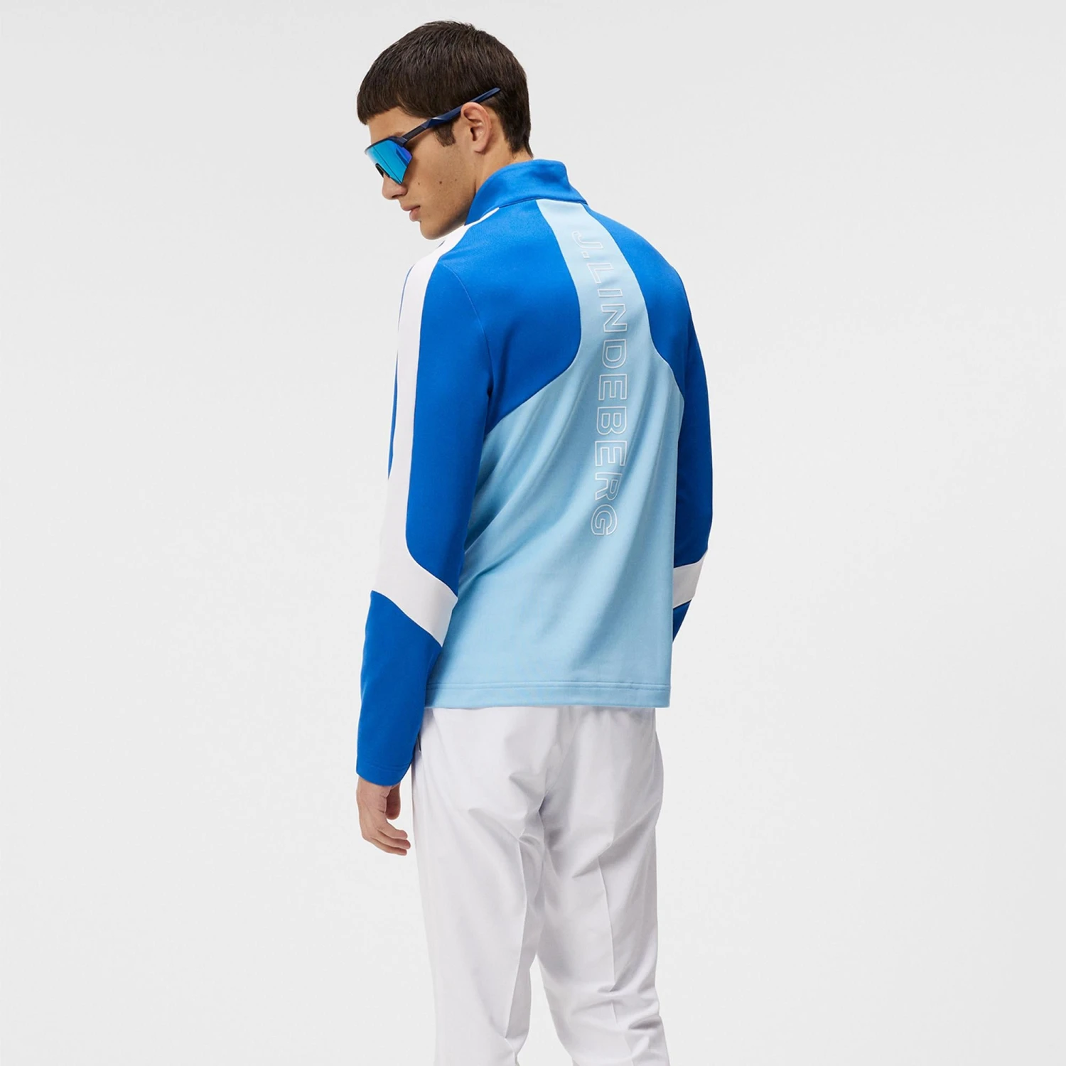 J.Lindeberg J Lindeberg Carl Mens Golf Mid Layer Baltic Sea 9 J.Lindeberg J Lindeberg Carl Mens Golf Mid Layer Baltic Sea - Image 9