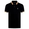 Psycho Bunny Woodstock Pique Polo Black