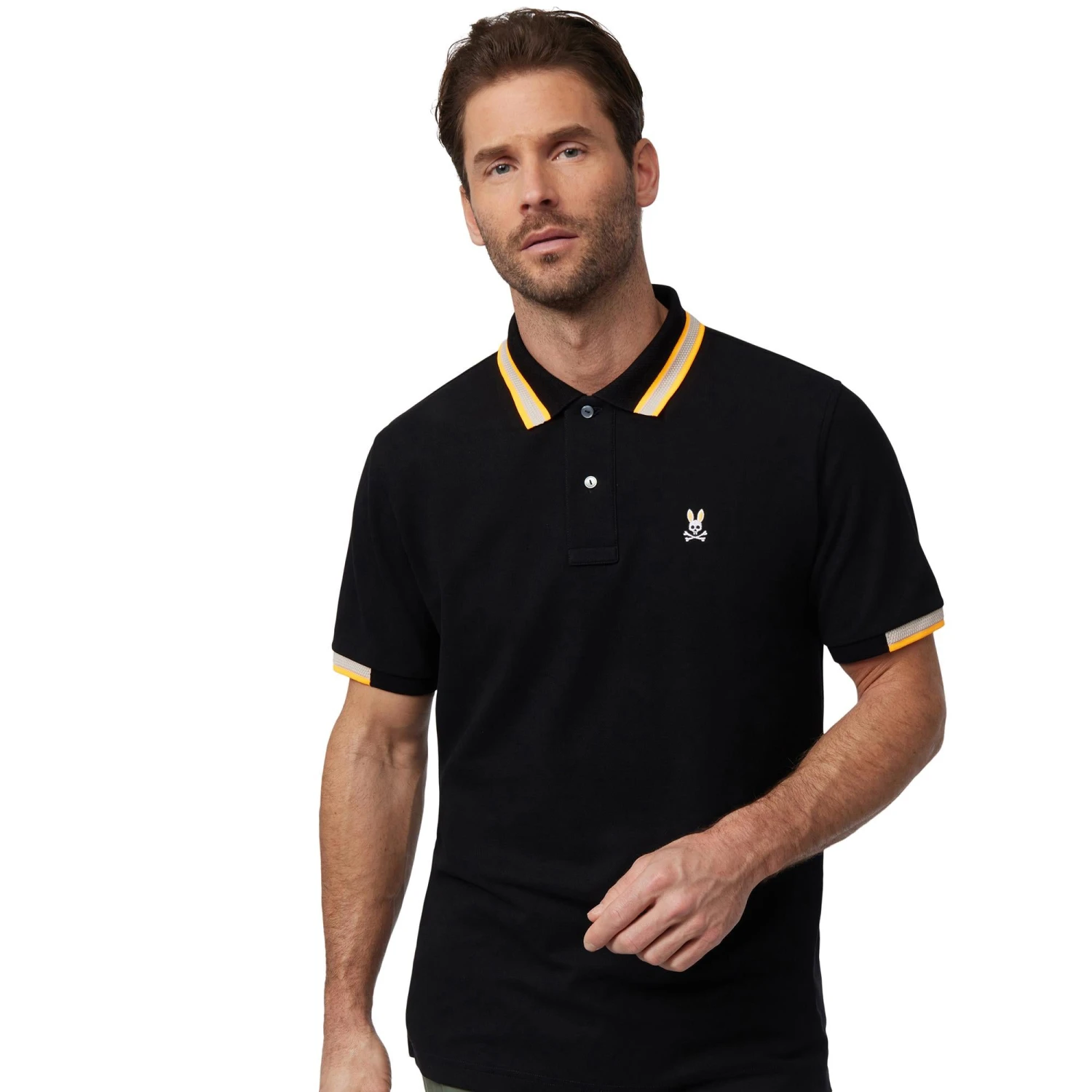 Psycho Bunny Woodstock Pique Polo Black 8 Psycho Bunny Woodstock Pique Polo Black - Image 8