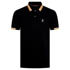Psycho Bunny Woodstock Pique Polo Black 30 Psycho Bunny Woodstock Pique Polo Black -Teepeg Shop image412407068