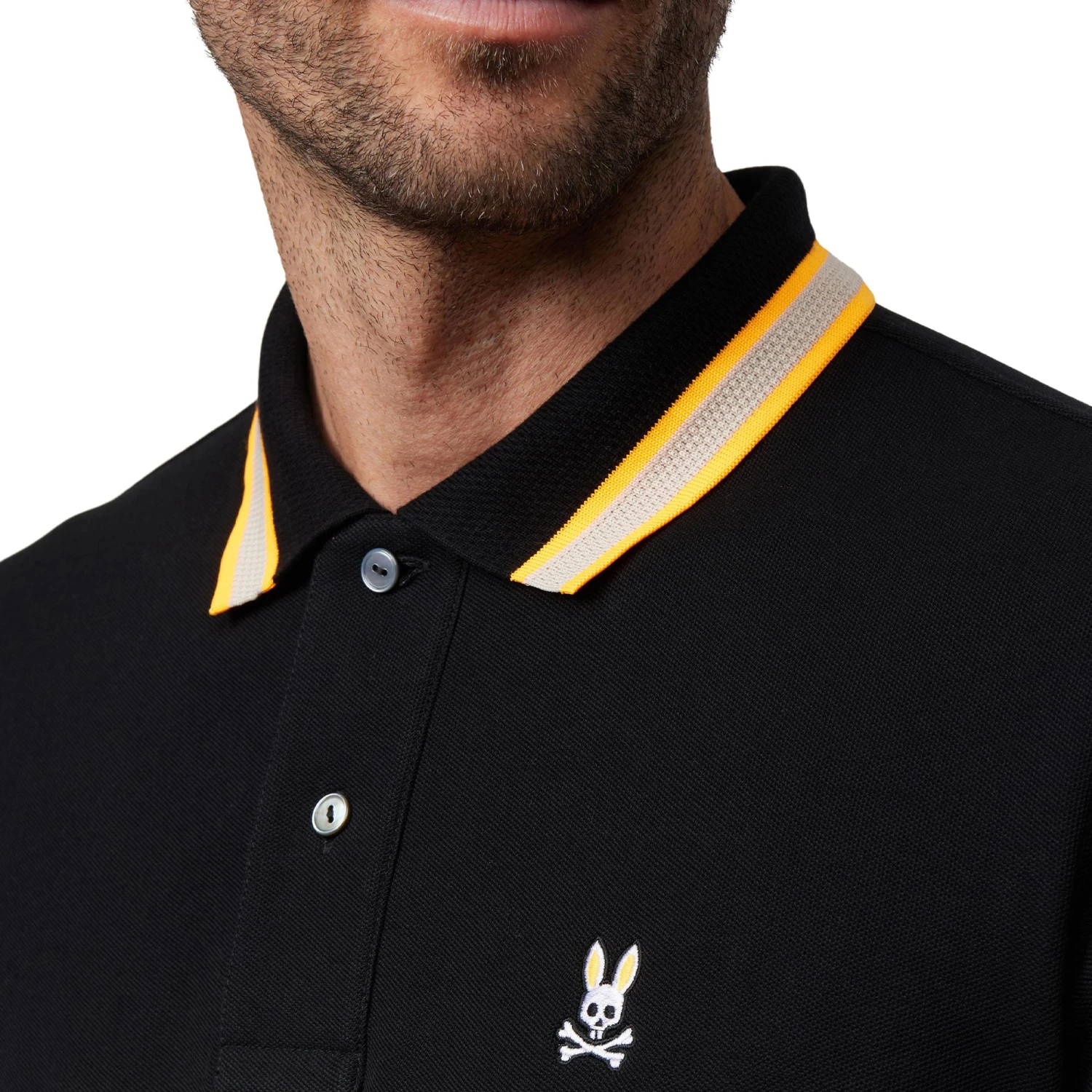 Psycho Bunny Woodstock Pique Polo Black 20 Psycho Bunny Woodstock Pique Polo Black - Image 20