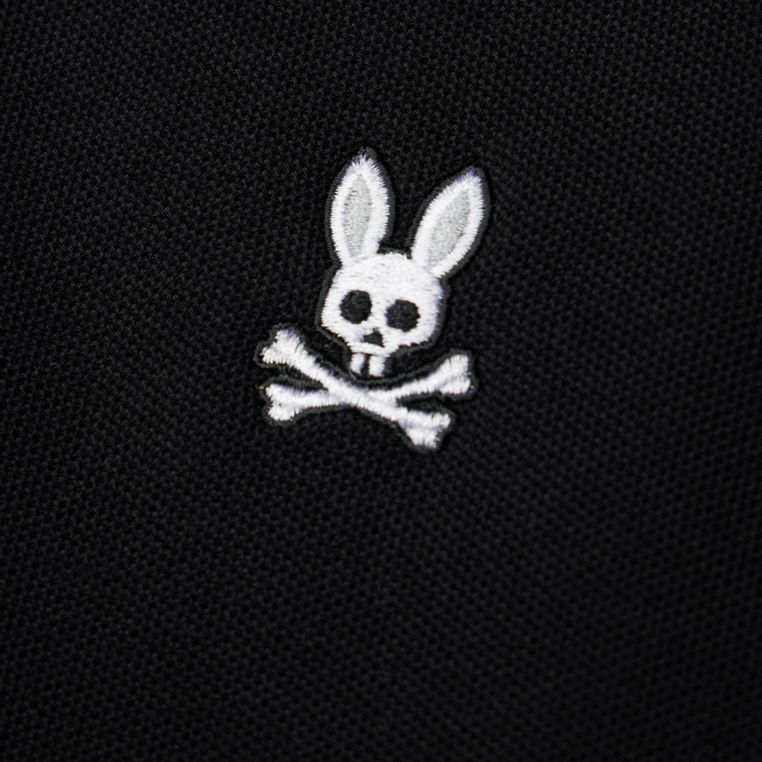 Psycho Bunny Troy Pique Polo Black 5 Psycho Bunny Troy Pique Polo Black - Image 5