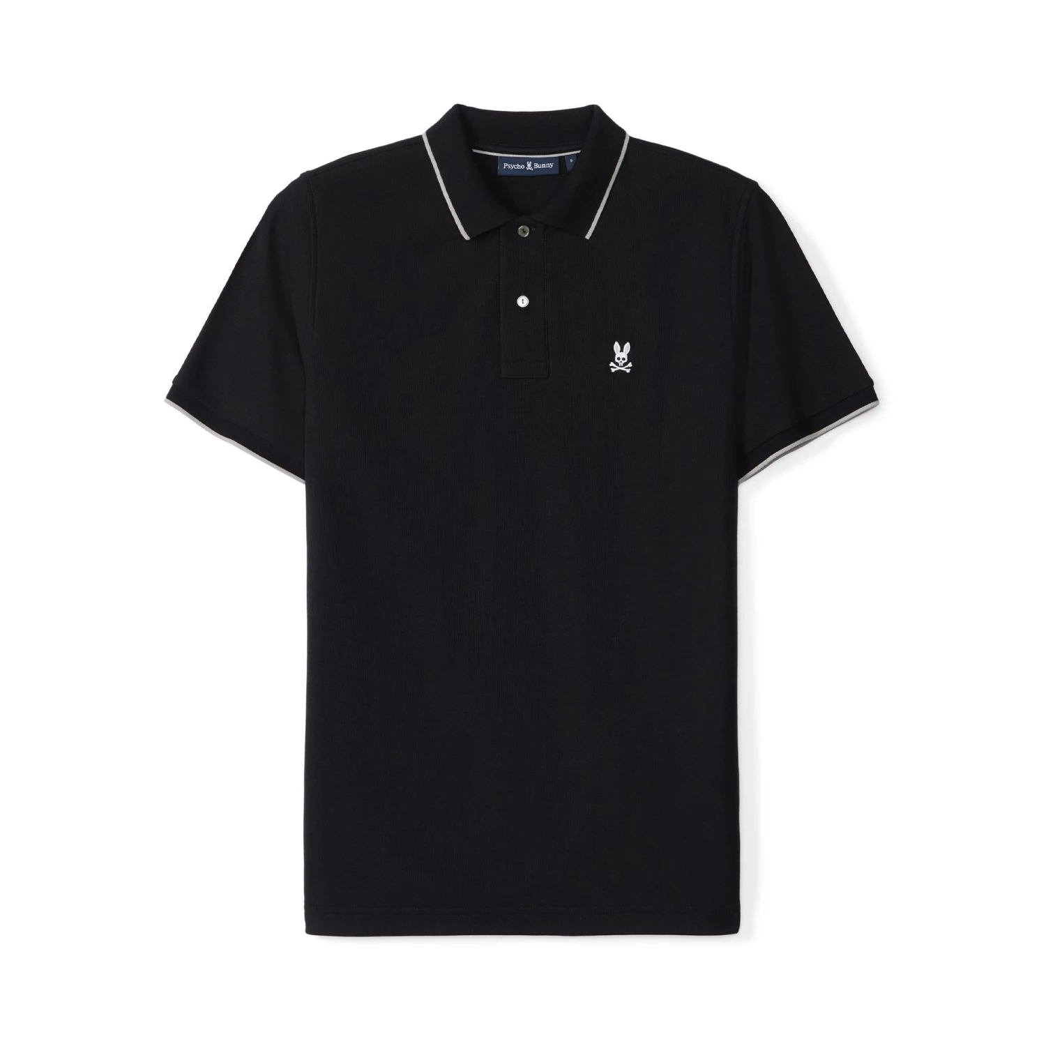 Psycho Bunny Troy Pique Polo Black 12 Psycho Bunny Troy Pique Polo Black - Image 12