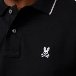 Psycho Bunny Troy Pique Polo Black 37 Psycho Bunny Troy Pique Polo Black -Teepeg Shop image412411130