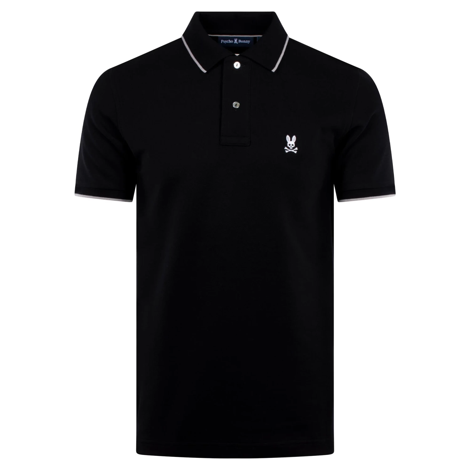 Psycho Bunny Troy Pique Polo Black 19 Psycho Bunny Troy Pique Polo Black - Image 19