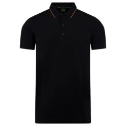 Front Page 16 Boss Paule 4 Polo Shirt Black