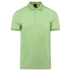 Boss Paule 1 Polo Shirt Open Green