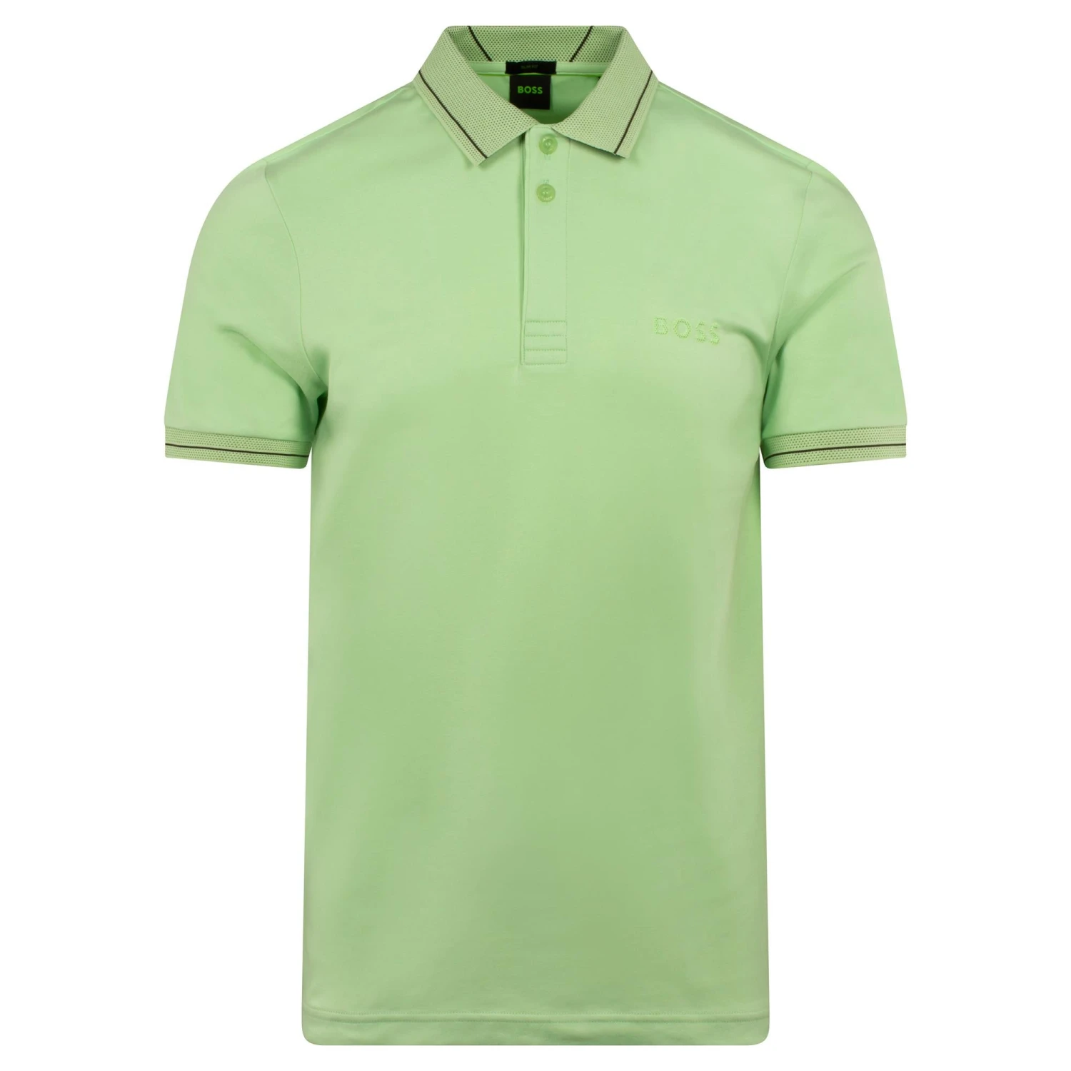Boss Paule 1 Polo Shirt Open Green 5 Boss Paule 1 Polo Shirt Open Green - Image 5