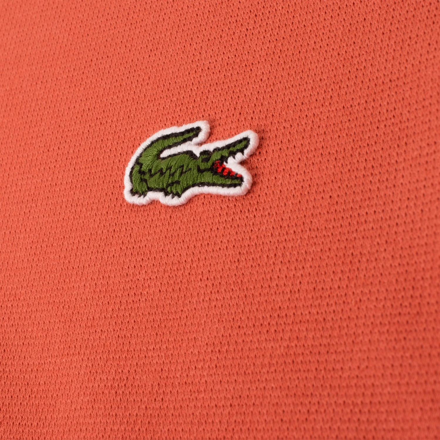 Mens Lacoste Poly Cotton Polo Shirt Sierra Red 15 Mens Lacoste Poly Cotton Polo Shirt Sierra Red - Image 15