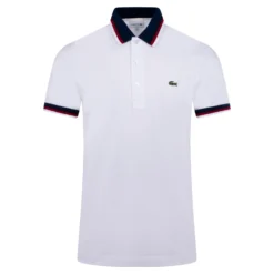 Mens Lacoste Contrast Colour Regular Fit Polo Shirt White 18 Mens Lacoste Contrast Colour Regular Fit Polo Shirt White -Teepeg Shop image413533840
