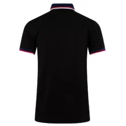 Mens Lacoste Contrast Colour Regular Fit Polo Shirt Black -Teepeg Shop image413534076