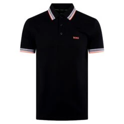 Boss Paddy Polo Shirt Black