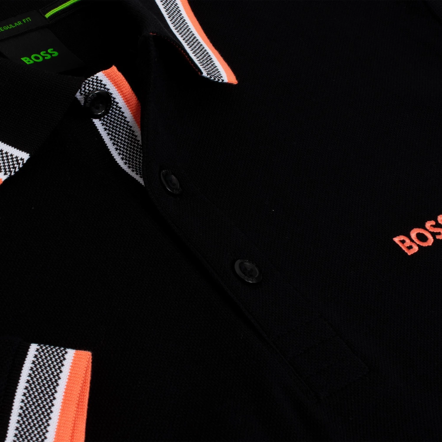 Boss Paddy Polo Shirt Black 14 Boss Paddy Polo Shirt Black - Image 14