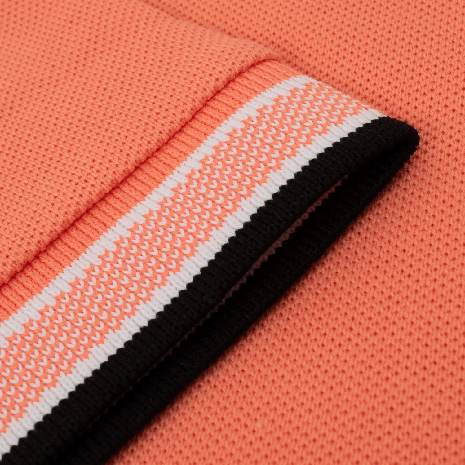 Boss Paddy Cotton Pique Mens Polo Shirt Pastel Orange 5 Boss Paddy Cotton Pique Mens Polo Shirt Pastel Orange - Image 5