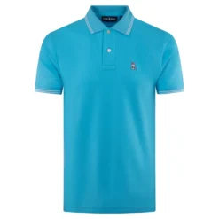 Psycho Bunny Logan Pique Polo Aquarius -Teepeg Shop image418020438 ea60b5f9 cfb2 4ba1 bde3 3687cdbfda57