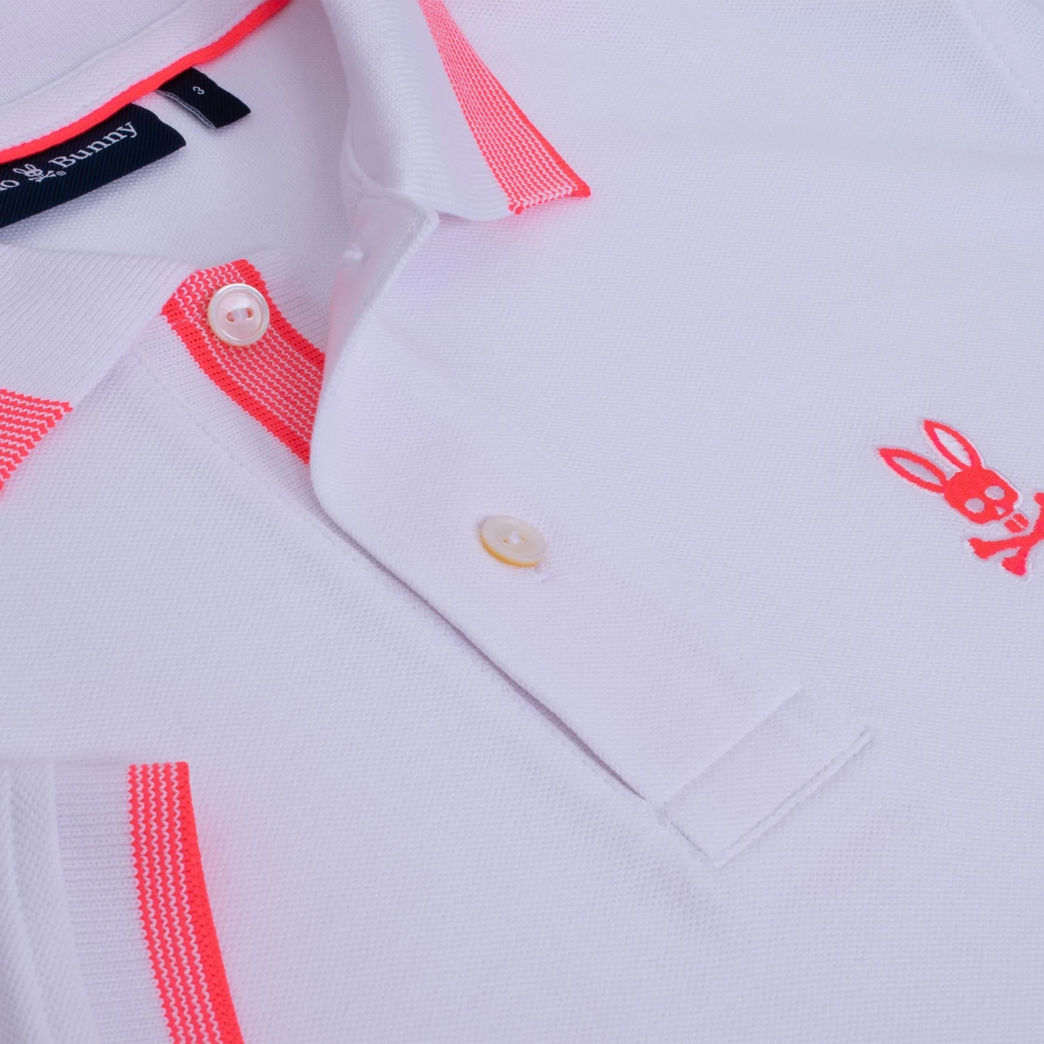 Psycho Bunny Queensbury Pique Polo White 17 Psycho Bunny Queensbury Pique Polo White - Image 17