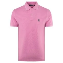 Psycho Bunny Logan Pique Polo Pastel Lavender