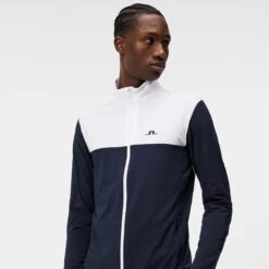 J.Lindeberg J Lindeberg Banks Mens Golf Mid Layer Navy -Teepeg Shop image420188750