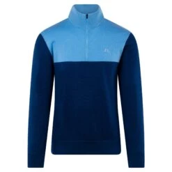 J.Lindeberg J Lindeberg Windbreaker Mens Golf Sweater Estate Blue -Teepeg Shop image420263109