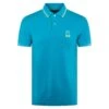 Pscyho Bunny Saratoga Pique Polo Aquarius