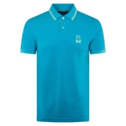 Pscyho Bunny Saratoga Pique Polo Aquarius 30 Pscyho Bunny Saratoga Pique Polo Aquarius -Teepeg Shop image420275481