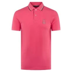 Pscyho Bunny Saratoga Pique Polo Camellia Rose