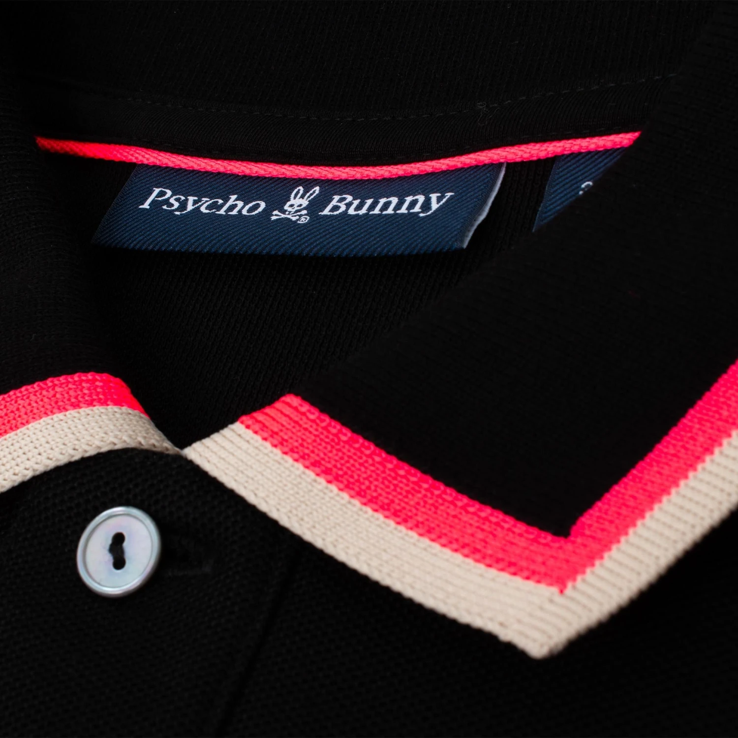 Psycho Bunny Kingsbury Pique Polo Black 4 Psycho Bunny Kingsbury Pique Polo Black - Image 4
