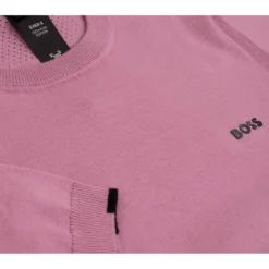 Boss Ever-X Cotton Blend Crew Neck Sweater Light Purple -Teepeg Shop image423363941