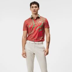 J.Lindeberg J Lindeberg KV Tour Print Mens Golf Polo Shirt Dazzle Wave Bitterwseet 27 J.Lindeberg J Lindeberg KV Tour Print Mens Golf Polo Shirt Dazzle Wave Bitterwseet -Teepeg Shop image426230588