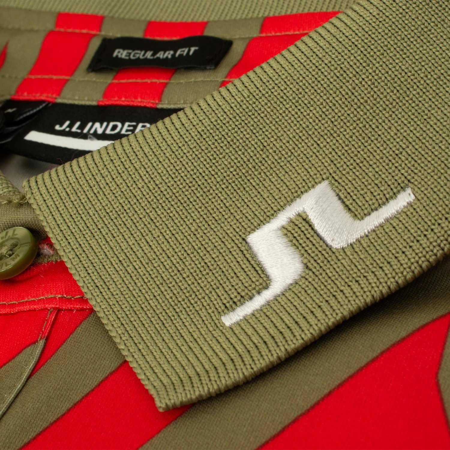 J.Lindeberg J Lindeberg KV Tour Print Mens Golf Polo Shirt Dazzle Wave Bitterwseet 15 J.Lindeberg J Lindeberg KV Tour Print Mens Golf Polo Shirt Dazzle Wave Bitterwseet - Image 15