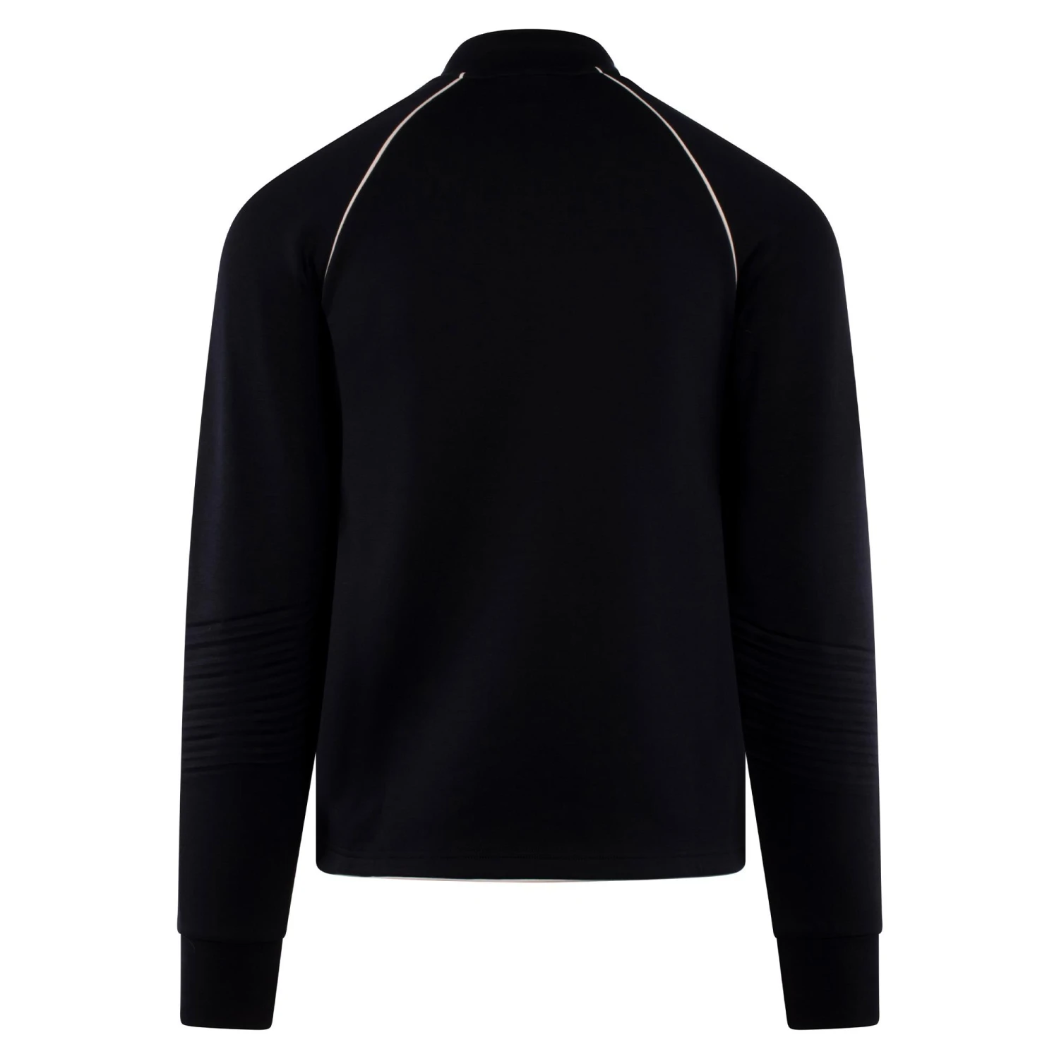 Boss Sweat 1 Stretch Cotton Quarter Zip Sweatshirt Black 14 Boss Sweat 1 Stretch Cotton Quarter Zip Sweatshirt Black - Image 14