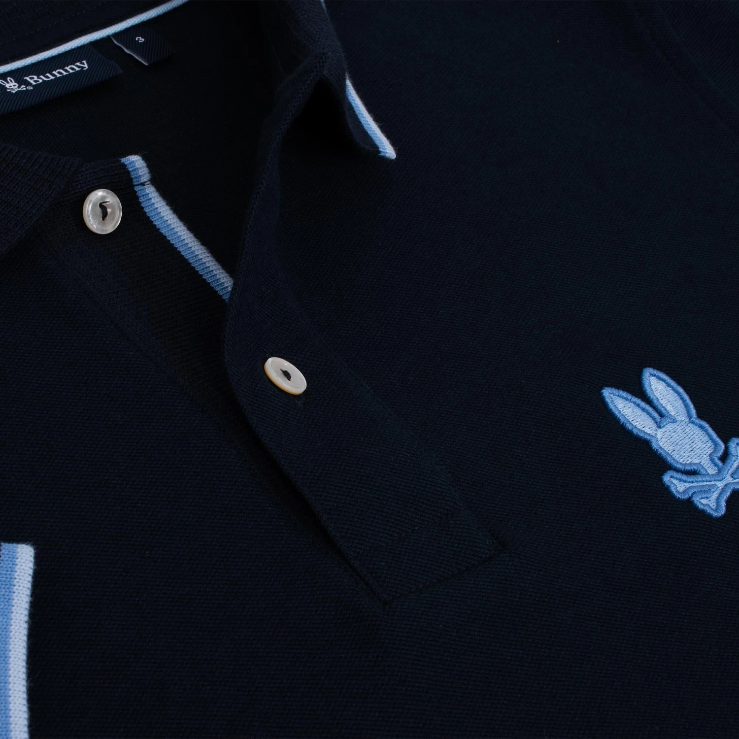 Psycho Bunny Houston Pique Polo Shirt Navy 13 Psycho Bunny Houston Pique Polo Shirt Navy - Image 13