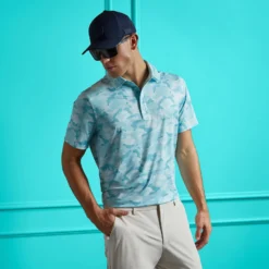 G/FORE Icon Camo Mens Golf Polo Shirt Daybreak 22 G/FORE Icon Camo Mens Golf Polo Shirt Daybreak -Teepeg Shop image426262068