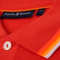 Psycho Bunny Granbury Pique Polo Shirt Hibiscus -Teepeg Shop image426998878