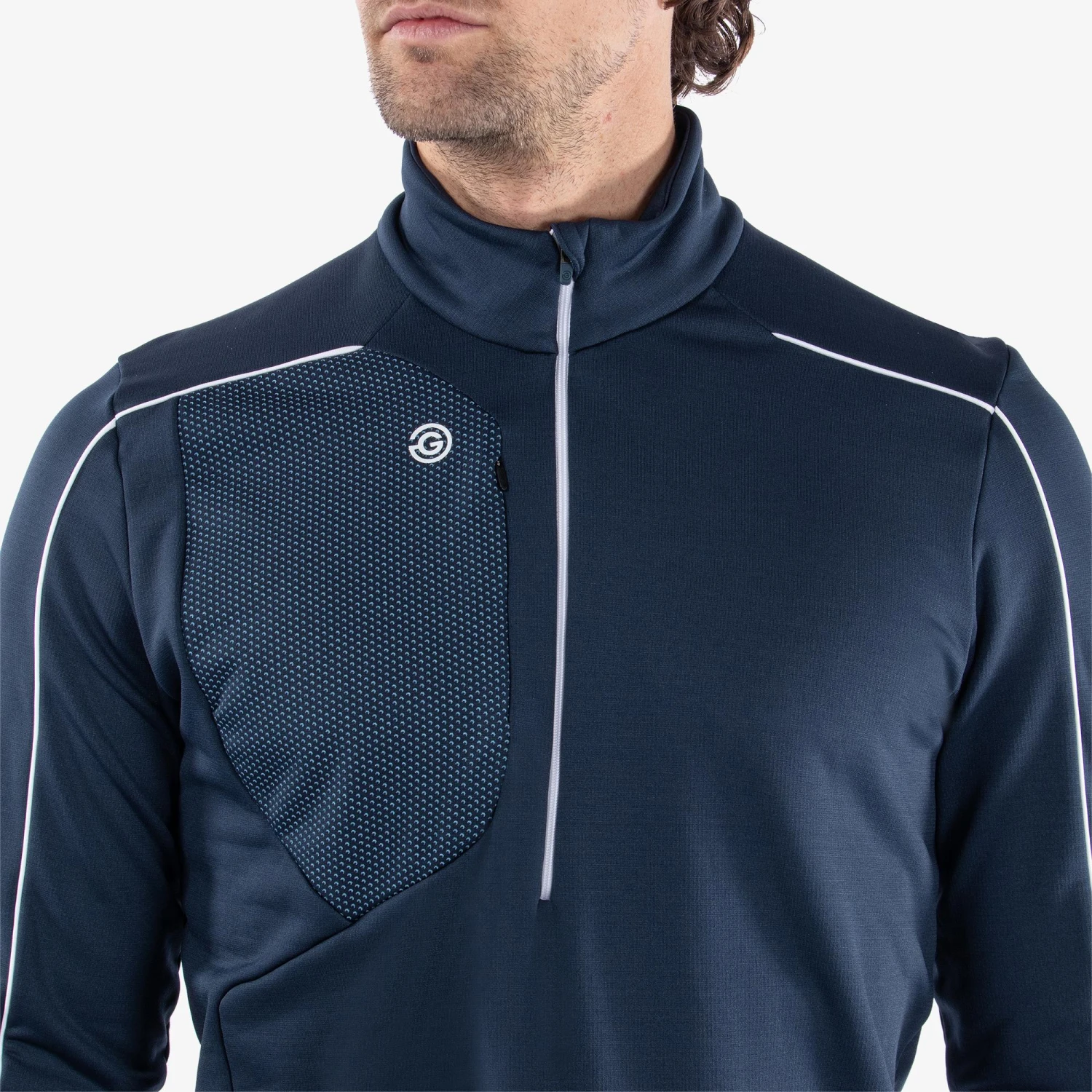 Galvin Green Dave Insulate Mens Golf Mid Layer Navy/White 5 Galvin Green Dave Insulate Mens Golf Mid Layer Navy/White - Image 5