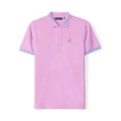 Psycho Bunny Irving Pique Polo Shirt Violet -Teepeg Shop image429402847