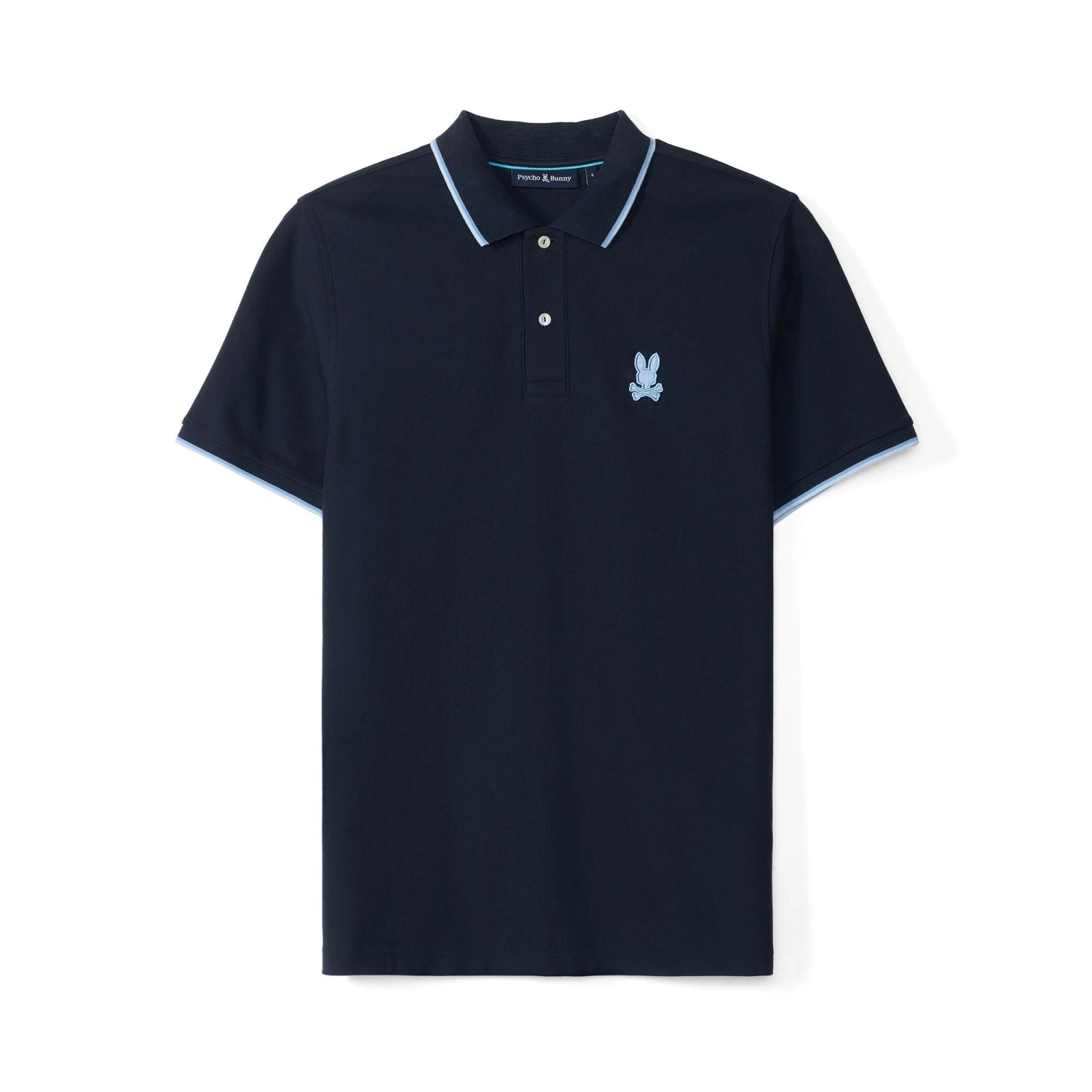 Psycho Bunny Houston Pique Polo Shirt Navy 10 Psycho Bunny Houston Pique Polo Shirt Navy - Image 10