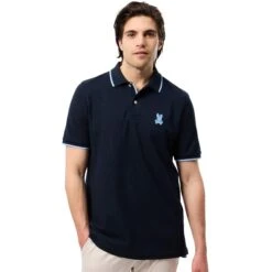 Psycho Bunny Houston Pique Polo Shirt Navy 37 Psycho Bunny Houston Pique Polo Shirt Navy -Teepeg Shop image429403245