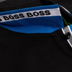 Boss Paddy Cotton Pique Mens Polo Shirt Black 35 Boss Paddy Cotton Pique Mens Polo Shirt Black -Teepeg Shop image430241458