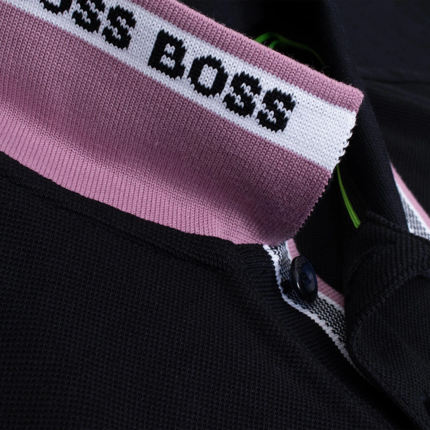 Boss Paddy Cotton Pique Mens Polo Shirt Navy 16 Boss Paddy Cotton Pique Mens Polo Shirt Navy - Image 16