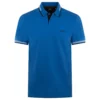 Boss Paul Stretch Cotton Slim Fit Mens Polo Shirt Light Blue