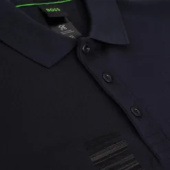 Boss Paddy 6 Cotton Blend Mens Polo Shirt Navy 28 Boss Paddy 6 Cotton Blend Mens Polo Shirt Navy -Teepeg Shop image430247976