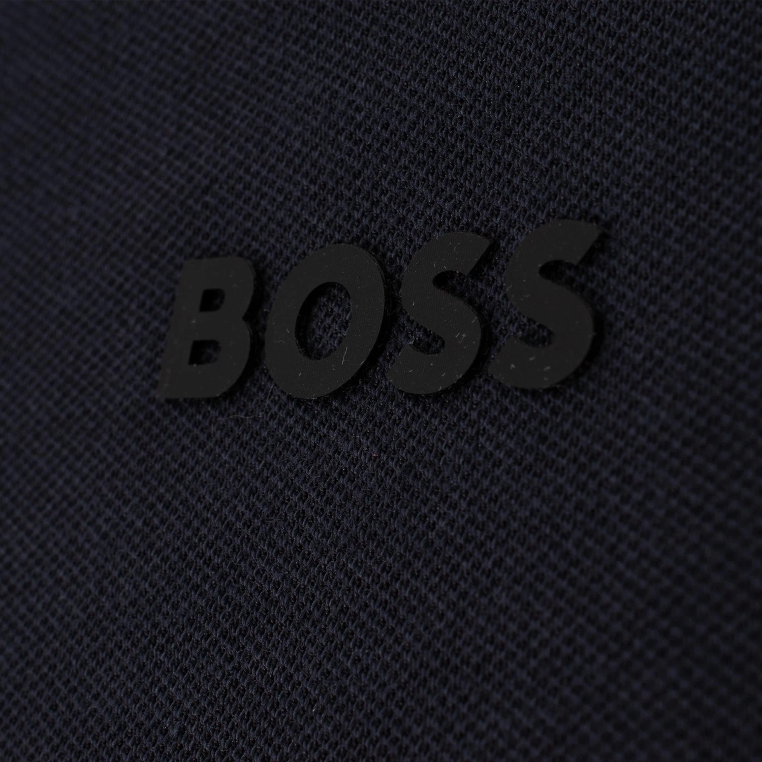Boss Paddy 6 Cotton Blend Mens Polo Shirt Navy 17 Boss Paddy 6 Cotton Blend Mens Polo Shirt Navy - Image 17