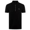 Boss Paddy 2 Cotton Pique Mens Polo Shirt Black
